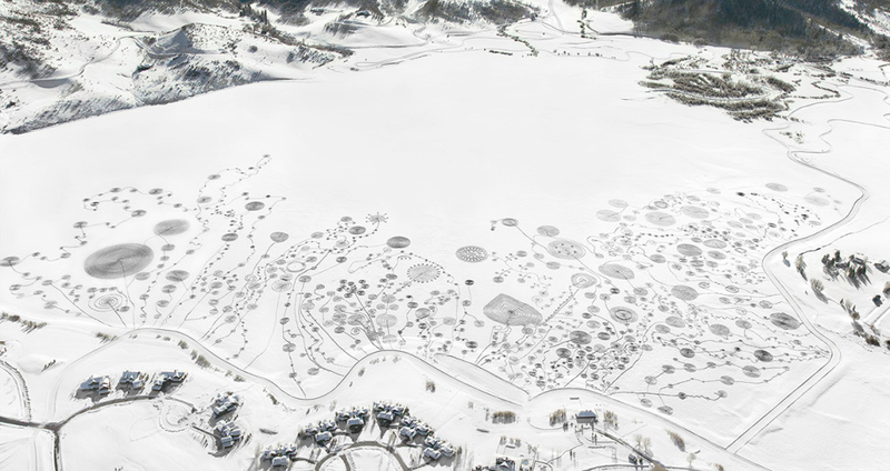 Illustration for article titled Art That's Made with Snow and Ice